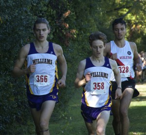 Peter Hale and Ben Decker ran up front en route to their 1-3 individual finishes. 