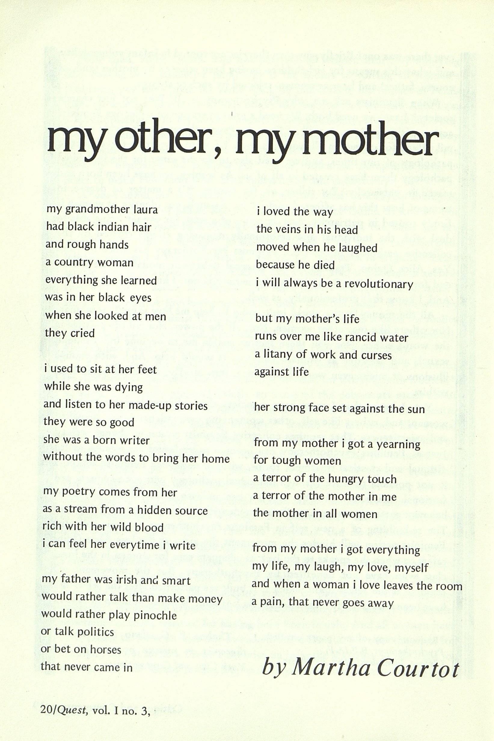 Good Bye My Mother Good Bye My Mother Poem By Tanith Ayesha Hot Sex Picture