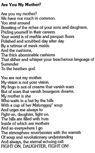 "Are You My Mother?" a poem by Mila Aguilar