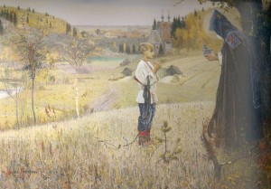 5. Mikhail Nesterov, "The Young Bartholomew's Vision," 1889-1890