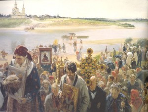 10. Illarion Prianishnikov, "Icon Procession," 1893