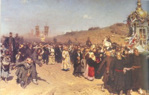 9. Ilia Repin, "Icon Procession in Kursk Province," 1880-1883