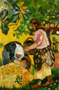 2. Natalia Goncharova, "Fruit Harvest," 1909