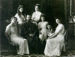9. Emperor Nicholas II, Empress Alexandra, and Their Children