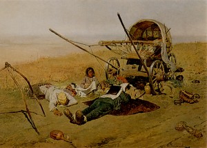 3. Sergei Ivanov, "Death of a Migrant Peasant," 1889