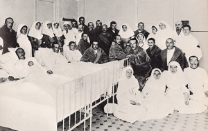 4. Empress Alexandra and Her Daughters Serving as Nurses in World War I