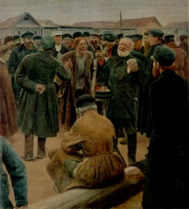 4. Sergei Korovin, "Meeting of the Village Community," 1893