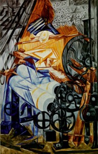 15. Natalia Goncharova, "The Weaver," 1912-1913