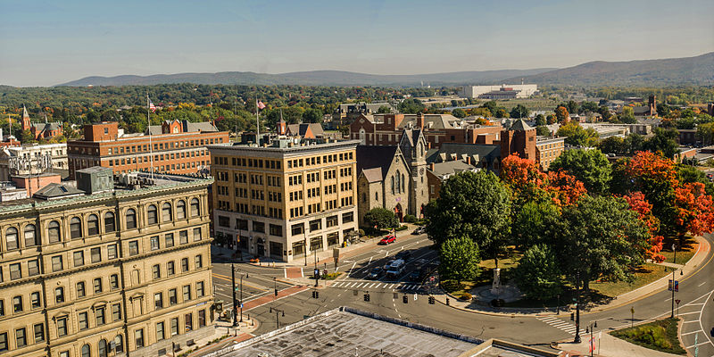 Downtown and Park Square, Pittsfield, MA