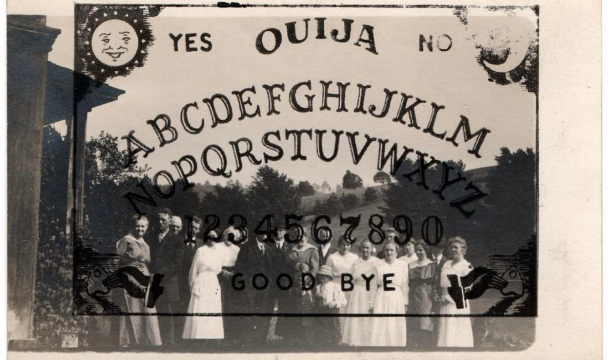 On Ouija on Vintage on Solar Plate