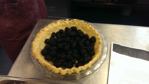 Blackberries in Pie Crust