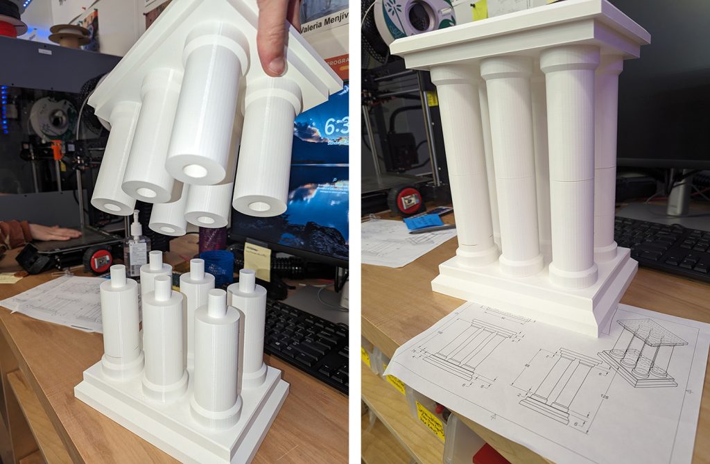 Intelligent CAD modeling includes auto-centering devices that also add strength and rigidity.