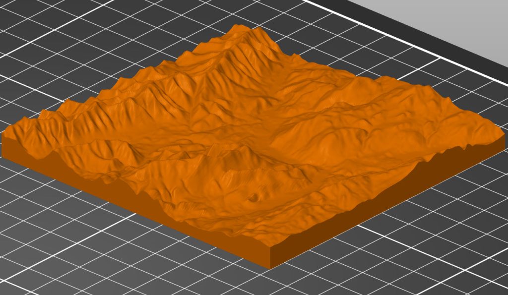 3D model of the Berkshires, 2x vertical exaggeration
