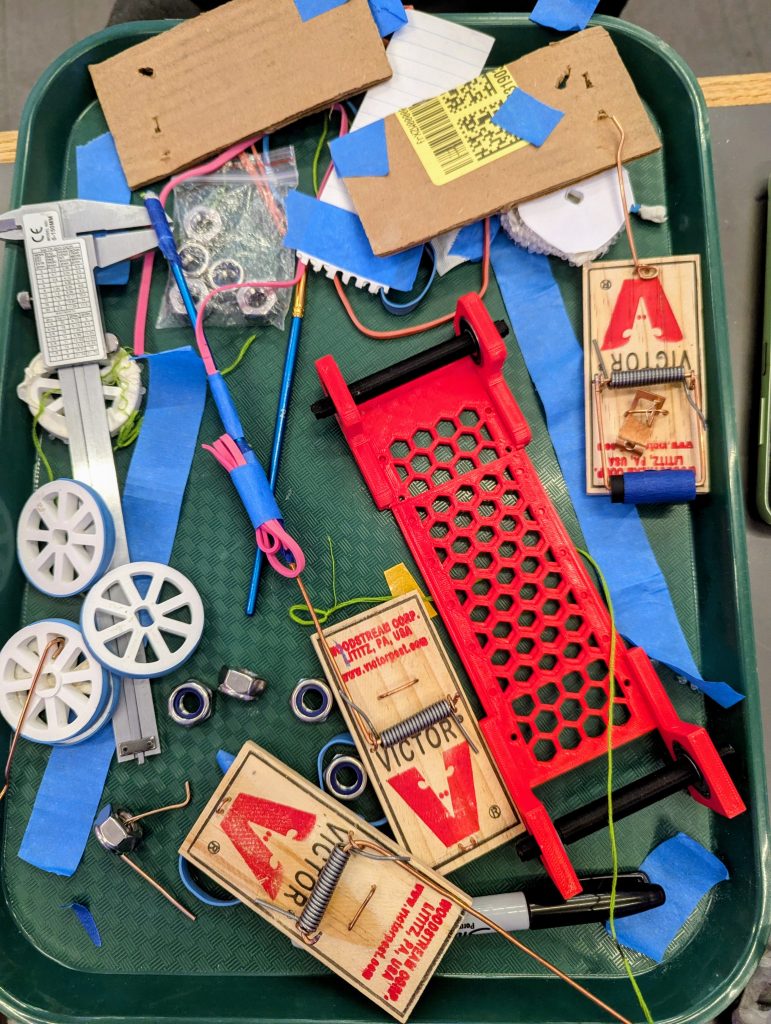 Mousetrap car parts