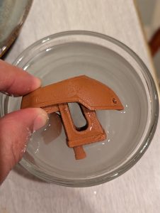 During the submersion, the copper failed to oxidize in the vinegar and salt solution because there was no oxygen available. 