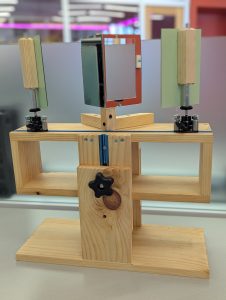 Mirrorhaploscope finished product, photo taken in the Makerspace