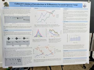 Kate Swann presented her research at the Summer Science Research Poster Session on August 8, 2025