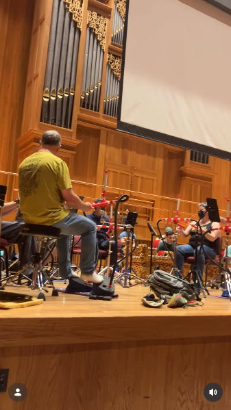 This video shows the instruments in action during a New York rehearsal.