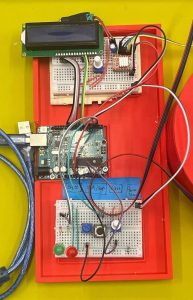 Completed Turntable with the control board