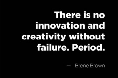 BreneBrown-BLK-ThereIsNoInnovationWithoutFailure