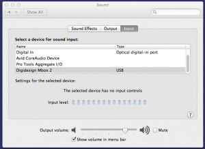OS audio settings.