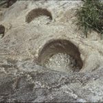 Potholes in granitic gneiss.