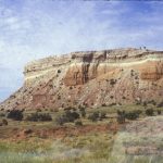 Mesazoic sedimentary rocks near White Mesa.