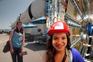 Alyssa Barlis '13 (Astronomy/Physics Ph.D Student at U Penn) and Alice Sady '13 (Physics Ph.D. Student at JHU)