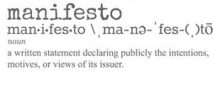 manifesto