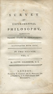 Goldsmith's Survey title-page