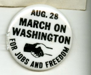 March on Washington button